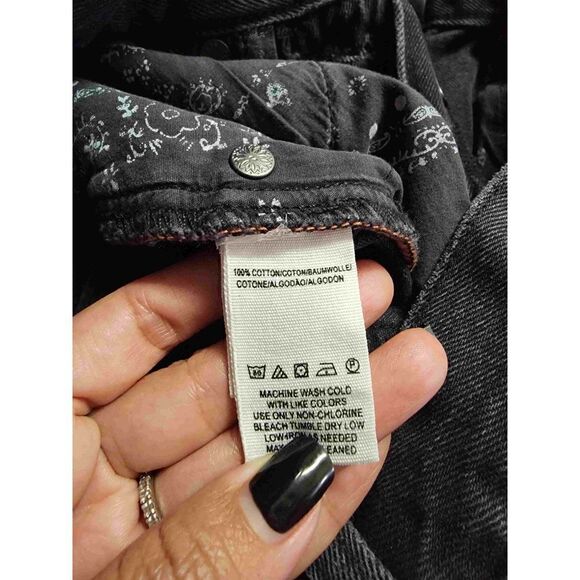 Free People Straight Leg High-R Jeans 25 - Picture 8 of 9